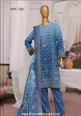 HZ Magic Unstitched Printed Collection - 2025 Vol-01 MPC-10